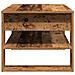 Tavolino da caffè in legno antico 102x55x45 cm in legno ingegnerizzato - Foto miniatura 7