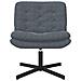 Poltrona Relax con Base Girevole Grigio scuro 63 x 75 x 76 cm - Foto miniatura 4