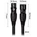 Cavo Di Prolunga Xlr Maschio-femmina - Compatibile Con Microfono, Mixer, Amplificatore E Altoparlante  5 M - Foto miniatura 2