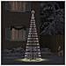 Albero di Natale LED con 800 LED Multicolore 400 cm Ferro - Foto miniatura 2