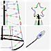 Albero di Natale LED con 800 LED Multicolore 400 cm Ferro - Foto miniatura 6