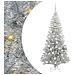 Albero di Natale con 300 LED con supporto Argento 180 cm PET - Foto miniatura 1