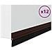 Spazzole per porte autoadesive 12 pcs Marrone 100 cm - Foto miniatura 3