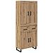Credenza con cassetto Rovere artigianale 69,5 x 34 x 180 cm - Foto miniatura 1