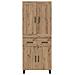 Credenza con cassetto Rovere artigianale 69,5 x 34 x 180 cm - Foto miniatura 8