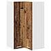 Armadio pensile Riga Legno Antico e Bianco 57 x 57 x 100 cm - Foto miniatura 1