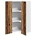 Armadio pensile Riga Legno Antico e Bianco 57 x 57 x 100 cm - Foto miniatura 5