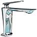 Rubinetto per lavabo da bagno, Blackswan, tipo M201, modello corto cromato, misura 16 cm - Foto miniatura 1