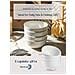Set 4 Ciotole 22 OZ, Ceramica Bianca, Lavastoviglie e Microonde - Foto miniatura 7