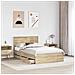 Struttura del letto con cassetto Rovere Sonoma 120 x 200 cm - Foto miniatura 3