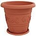 Vasi per Piante 24 pcs Rosso Mattone Ø 26 x 21.5 cm Plastica - Foto miniatura 5