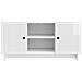 Mobile TV 102 x 34,5 x 50 cm Bianco Lucido Legno ingegnerizzato - Foto miniatura 4