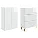 Set di armadi 2 pcs 66 x 34,5 x 90 cm Legno ingegnerizzato - Foto miniatura 3