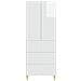 Set di armadi 2 pcs 66 x 34,5 x 90 cm Legno ingegnerizzato - Foto miniatura 4