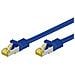 ICOC R7-7SS-010-BL - Cavo Patch Cat. 7 Plug RJ45 6A S / FTP LSZH 1m Blu - Foto miniatura 1