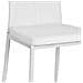 Sedie Sala Da Pranzo 2 Pz Pelle Artificiale 43x43,5x96cm Bianco - Foto miniatura 4