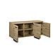 Credenza A 3 Ante Colore Legno Naturale Timber - Foto miniatura 9