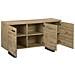 Credenza A 3 Ante Colore Legno Naturale Timber - Foto miniatura 20