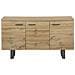 Credenza A 3 Ante Colore Legno Naturale Timber - Foto miniatura 3
