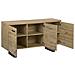 Credenza A 3 Ante Colore Legno Naturale Timber - Foto miniatura 14