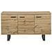 Credenza A 3 Ante Colore Legno Naturale Timber - Foto miniatura 13