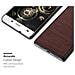 Custodia Compatibile Con Huawei P8 Lite 2015 In Woody Caffè - Hard Case Coperchio Di Protezione In Look Legno Contro I Graffi E Gli Urti - Foto miniatura 4