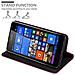 Custodia Compatibile Con Nokia Lumia 535 In Rosso Mela - Coperchio Protettiva Con Chiusura Magnetica, Funzione Stand E Tasca Per Le Carte - Foto miniatura 2