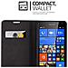 Custodia Compatibile Con Nokia Lumia 535 In Rosso Mela - Coperchio Protettiva Con Chiusura Magnetica, Funzione Stand E Tasca Per Le Carte - Foto miniatura 3