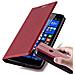 Custodia Compatibile Con Nokia Lumia 535 In Rosso Mela - Coperchio Protettiva Con Chiusura Magnetica, Funzione Stand E Tasca Per Le Carte - Foto miniatura 4