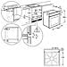 Forno Elettrico da Incasso Serie 300 KOIHH00X Capacità 73 L Statico Potenza 2760 W Colore Acciaio Inox - Foto miniatura 7