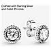 Argento Orecchini A Perno Donna - 296272cz - Foto miniatura 5