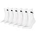 6 Pair Sport Socken Short Crew Tennis Socks Gr. 35 - 49 Unisex, Farben: 300 - White, Socken & Strümpfe: 39-42 - Foto miniatura 1