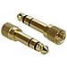 Adattatore Delock Da Spina Jack Da 6,35 Mm A Presa Jack Da 3,5 Mm A 3 Pin - Foto miniatura 2