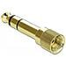 Adattatore Delock Da Spina Jack Da 6,35 Mm A Presa Jack Da 3,5 Mm A 3 Pin - Foto miniatura 1