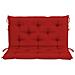 Cuscino per Panca Rosso 100x (50+50) x7cm in Tessuto Oxford - Foto miniatura 2