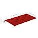 Cuscino per Panca Rosso 100x (50+50) x7cm in Tessuto Oxford - Foto miniatura 6