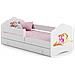 Letto Per Bambini Fala 160x80 Cassetto E Una Ringhiera+ Materasso E Giroletto Princess With Unicorn - Foto miniatura 1