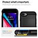 Slim Armor Custodia Cover Protettiva Per Iphone 7/8 / Se 2020 Nero - Foto miniatura 3