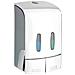Tartas Dispenser Per Sapone E Liquido Disinfezione, A Due Camere, 960 Ml, Cromato, Wenko - Foto miniatura 1