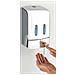 Tartas Dispenser Per Sapone E Liquido Disinfezione, A Due Camere, 960 Ml, Cromato, Wenko - Foto miniatura 2