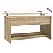 Tavolino Salotto Rovere Sonoma 102x50x52,5 Cm Legno Multistrato - Foto miniatura 7