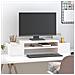 Supporto Per Monitor Bianco 70x27,5x15cm Legno Massello Di Pino - Foto miniatura 3