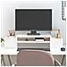 Supporto Per Monitor Bianco 70x27,5x15cm Legno Massello Di Pino - Foto miniatura 1