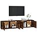 Mobili Porta Tv A Parete 2 Pz Rovere Fumo 100x34,5x40 Cm - Foto miniatura 3