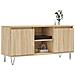 Mobile Porta Tv Rovere Sonoma 104x35x50 Cm In Legno Multistrato - Foto miniatura 3