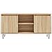 Mobile Porta Tv Rovere Sonoma 104x35x50 Cm In Legno Multistrato - Foto miniatura 5