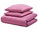 Set Copripiumino In Cotone Satinato 220 X 240 Cm Rosa Harmonridge - Foto miniatura 2