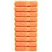 Asciugamani Doccia SOLUND 10 pz Arancioni 70x140cm 600g /m² - Foto miniatura 1