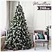 Albero Di Natale Innevato Marilleva 240cm 1388 Rami Super Folto con Pigne - Foto miniatura 1