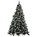 Albero Di Natale Innevato Marilleva 240cm 1388 Rami Super Folto con Pigne - Foto miniatura 4
